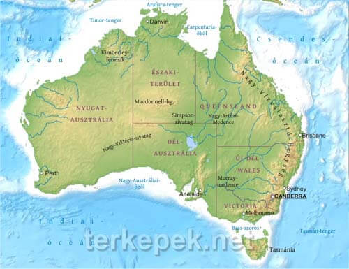 Ausztrália felszíne